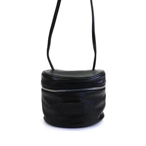 State Womens Single Strap Zip Front Small Shoulder Handbag Black Leather